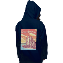 Load image into Gallery viewer, Shirts Pullover Hoodies, Unisex / Small / Navy Visit King&#39;s Landing
