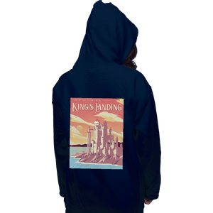 Shirts Pullover Hoodies, Unisex / Small / Navy Visit King's Landing