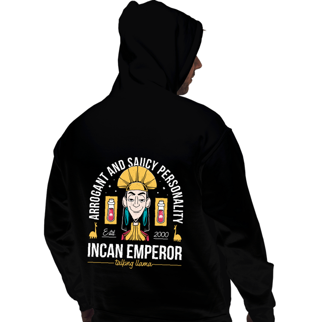 Daily_Deal_Shirts Pullover Hoodies, Unisex / Small / Black Incan Emperor