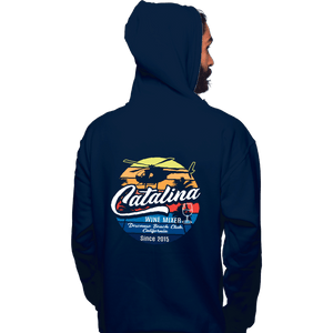 Shirts Pullover Hoodies, Unisex / Small / Navy Catalina Wine Mixer