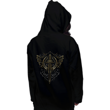 Load image into Gallery viewer, Sold_Out_Shirts Pullover Hoodies, Unisex / Small / Black Hero Sword

