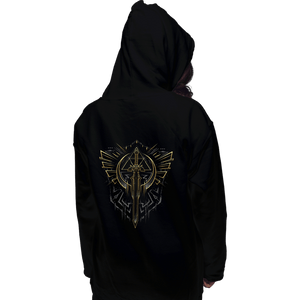 Sold_Out_Shirts Pullover Hoodies, Unisex / Small / Black Hero Sword