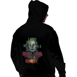 Shirts Pullover Hoodies, Unisex / Small / Black Tragedy Comedy