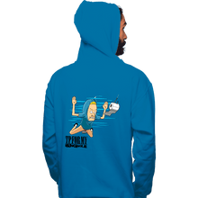 Load image into Gallery viewer, Shirts Pullover Hoodies, Unisex / Small / Sapphire Smells Like Bunghole

