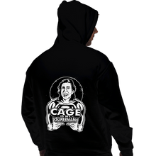 Load image into Gallery viewer, Daily_Deal_Shirts Pullover Hoodies, Unisex / Small / Black Cage Is My Superman

