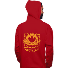 Load image into Gallery viewer, Shirts Pullover Hoodies, Unisex / Small / Red Fireball Bomb
