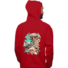 Load image into Gallery viewer, Daily_Deal_Shirts Pullover Hoodies, Unisex / Small / Red Water Blade
