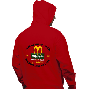 Secret_Shirts Pullover Hoodies, Unisex / Small / Red McDowells