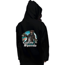 Load image into Gallery viewer, Secret_Shirts Pullover Hoodies, Unisex / Small / Black Capt. Jack Black Sparrow
