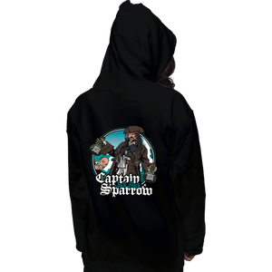 Secret_Shirts Pullover Hoodies, Unisex / Small / Black Capt. Jack Black Sparrow