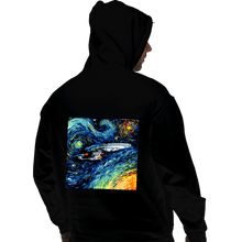 Load image into Gallery viewer, Last_Chance_Shirts Pullover Hoodies, Unisex / Small / Black Van Gogh Never Boldly Went
