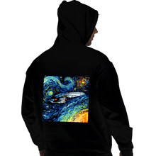 Load image into Gallery viewer, Last_Chance_Shirts Pullover Hoodies, Unisex / Small / Black Van Gogh Never Boldly Went
