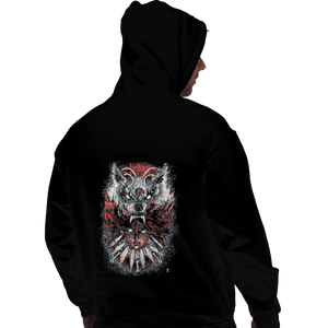 Shirts Zippered Hoodies, Unisex / Small / Black Wolf Princess