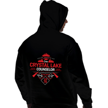 Load image into Gallery viewer, Shirts Pullover Hoodies, Unisex / Small / Black Crystal Lake Staff
