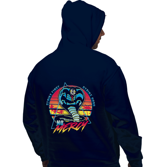 Secret_Shirts Pullover Hoodies, Unisex / Small / Navy Retro Cobra