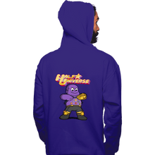 Load image into Gallery viewer, Shirts Pullover Hoodies, Unisex / Small / Violet Half Universe
