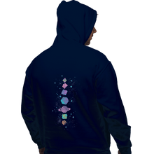 Load image into Gallery viewer, Shirts Pullover Hoodies, Unisex / Small / Navy Space Dice
