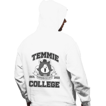 Load image into Gallery viewer, Shirts Zippered Hoodies, Unisex / Small / White Temmie College
