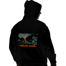 Load image into Gallery viewer, Shirts Pullover Hoodies, Unisex / Small / Black Visit Mount Doom
