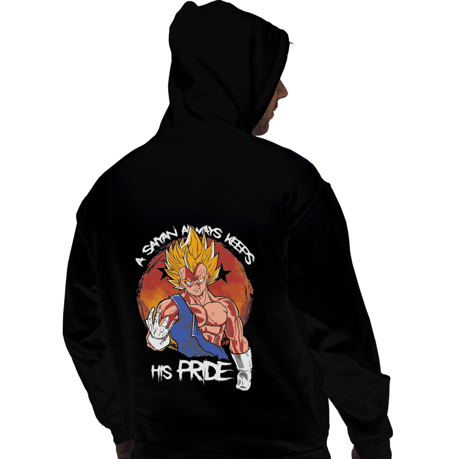 Shirts Zippered Hoodies, Unisex / Small / Black Saiyan's Pride
