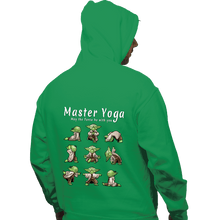 Load image into Gallery viewer, Daily_Deal_Shirts Pullover Hoodies, Unisex / Small / Irish Green Master Yoga
