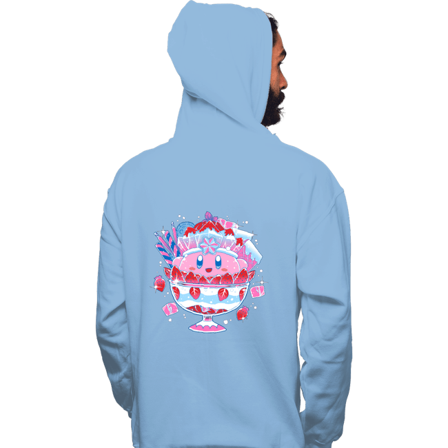 Shirts Pullover Hoodies, Unisex / Small / Royal Blue Pink Parfait