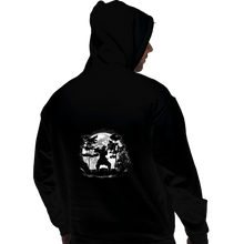 Load image into Gallery viewer, Shirts Pullover Hoodies, Unisex / Small / Black Moonlight Samurai
