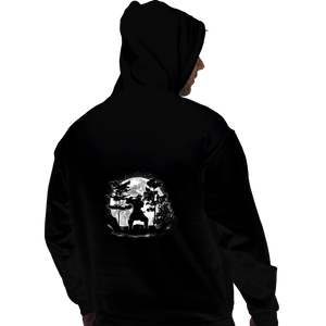 Shirts Pullover Hoodies, Unisex / Small / Black Moonlight Samurai