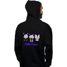 Load image into Gallery viewer, Shirts Pullover Hoodies, Unisex / Small / Black Hello There
