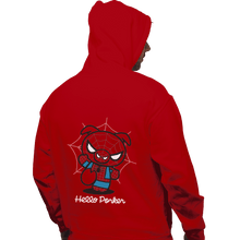 Load image into Gallery viewer, Shirts Pullover Hoodies, Unisex / Small / Red Hello Porker
