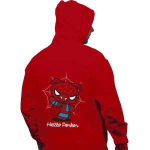 Shirts Pullover Hoodies, Unisex / Small / Red Hello Porker