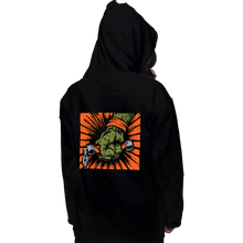 Load image into Gallery viewer, Shirts Pullover Hoodies, Unisex / Small / Black Saint Pizza
