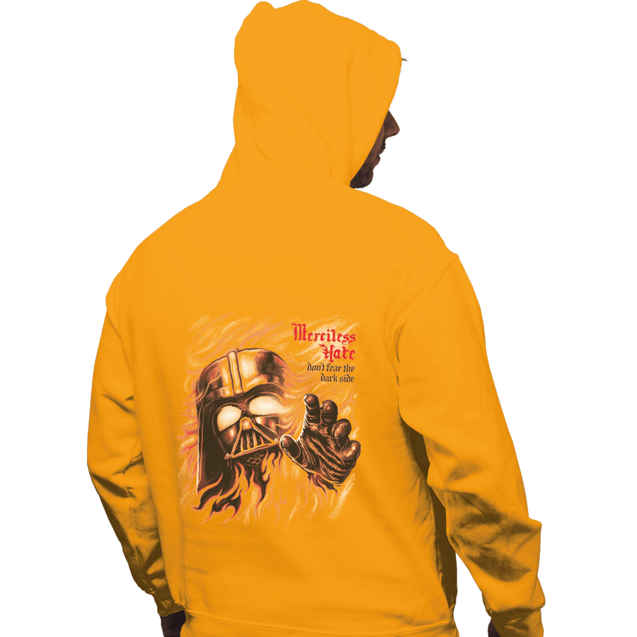 Shirts Pullover Hoodies, Unisex / Small / Gold Merciless Hate