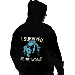 Shirts Zippered Hoodies, Unisex / Small / Black Netherworld Survivor