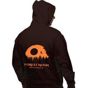 Daily_Deal_Shirts Pullover Hoodies, Unisex / Small / Dark Chocolate Forest Moon Reserve