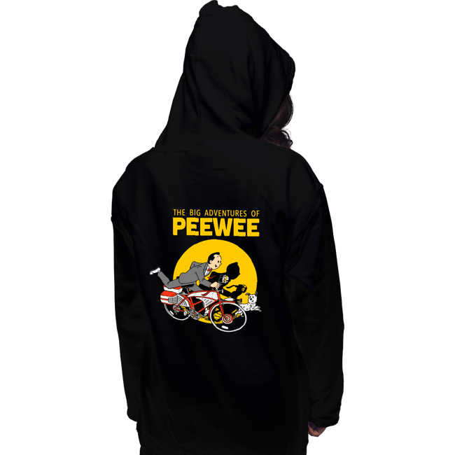 Daily_Deal_Shirts Pullover Hoodies, Unisex / Small / Black The Big Adventures of Pee Wee