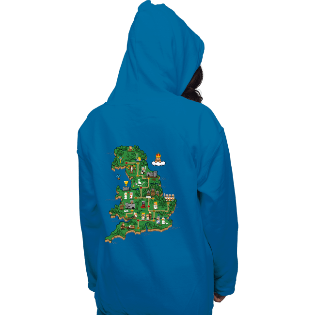 Daily_Deal_Shirts Pullover Hoodies, Unisex / Small / Sapphire Super Monty World