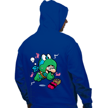 Load image into Gallery viewer, Daily_Deal_Shirts Pullover Hoodies, Unisex / Small / Royal Blue Super Leo Suit
