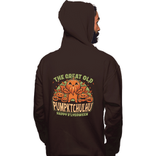 Load image into Gallery viewer, Secret_Shirts Pullover Hoodies, Unisex / Small / Dark Chocolate Pumpkin Cthulhu
