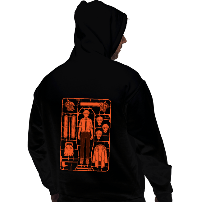 Daily_Deal_Shirts Pullover Hoodies, Unisex / Small / Black Denji Model Sprue