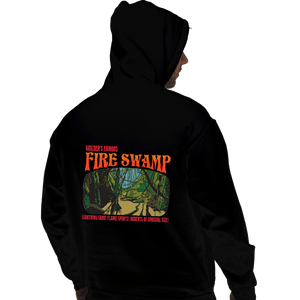 Daily_Deal_Shirts Pullover Hoodies, Unisex / Small / Black Famous Fire Swamp