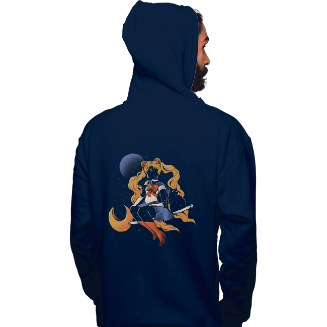 Daily_Deal_Shirts Pullover Hoodies, Unisex / Small / Navy Cosmic Sailor