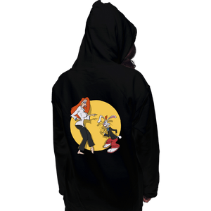 Daily_Deal_Shirts Pullover Hoodies, Unisex / Small / Black Rabbit Fiction