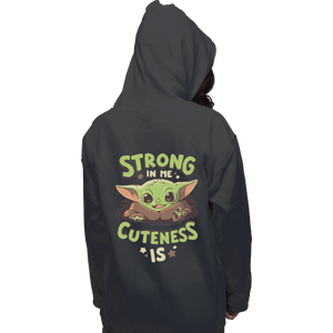 Shirts Zippered Hoodies, Unisex / Small / Dark Heather Strong In Me