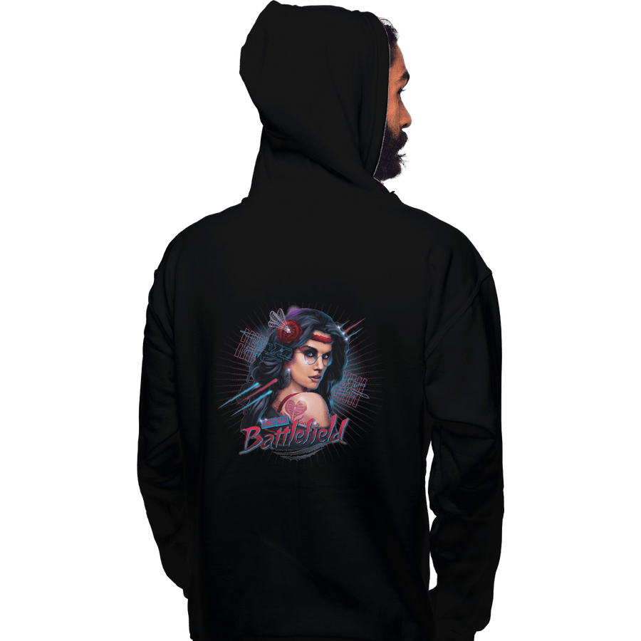 Shirts Pullover Hoodies, Unisex / Small / Black Love Is A Battlefield