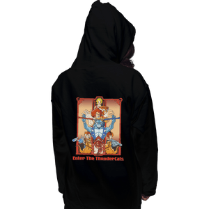 Shirts Zippered Hoodies, Unisex / Small / Black Enter The Thundercats