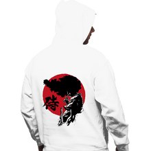 Load image into Gallery viewer, Daily_Deal_Shirts Pullover Hoodies, Unisex / Small / White Afro Sumi-E
