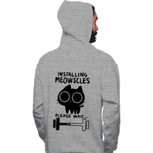 Load image into Gallery viewer, Secret_Shirts Pullover Hoodies, Unisex / Small / Sports Grey Installing Meowscles
