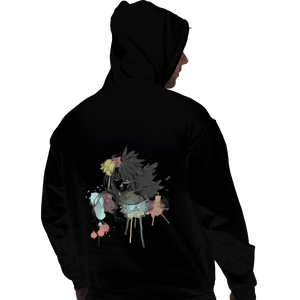 Shirts Zippered Hoodies, Unisex / Small / Black Howl Watercolor