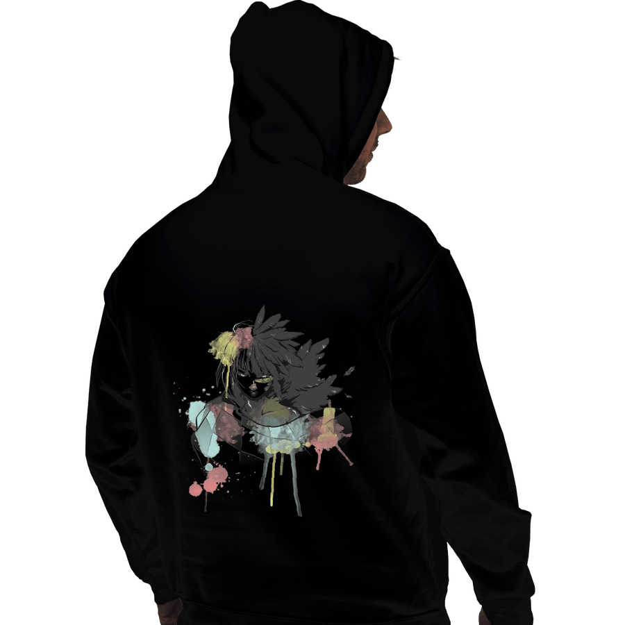 Shirts Zippered Hoodies, Unisex / Small / Black Howl Watercolor